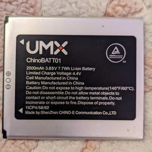 UMX Cellphone Replacement Battery Chino Batt01